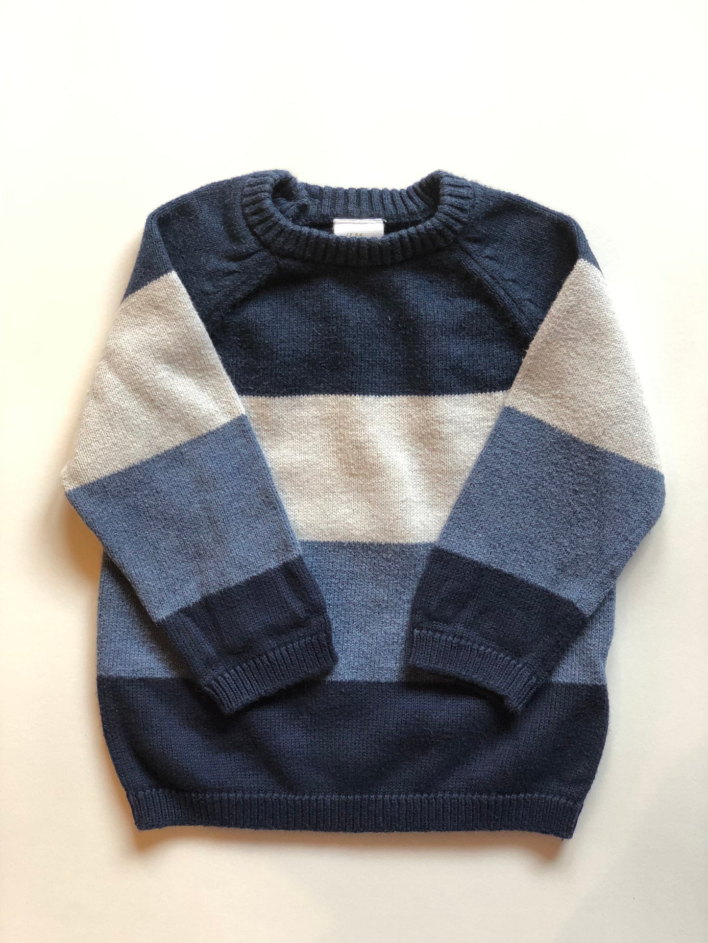 Pull rayé bleu H&M 6 mois