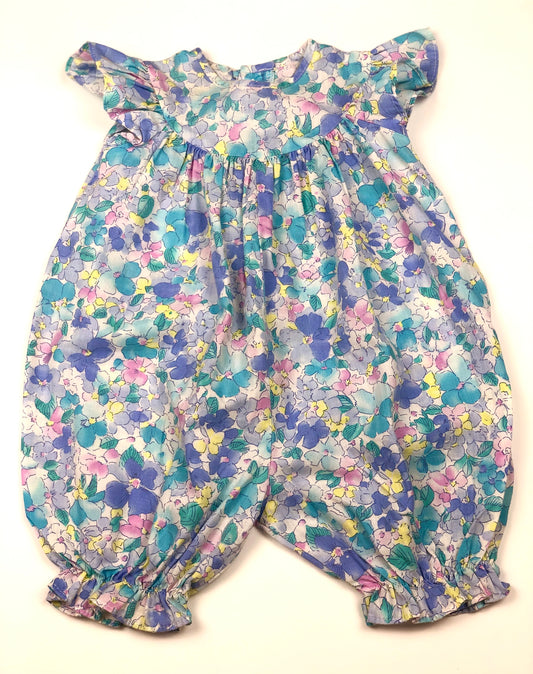 Combinaison à fleurs vintage 6 mois