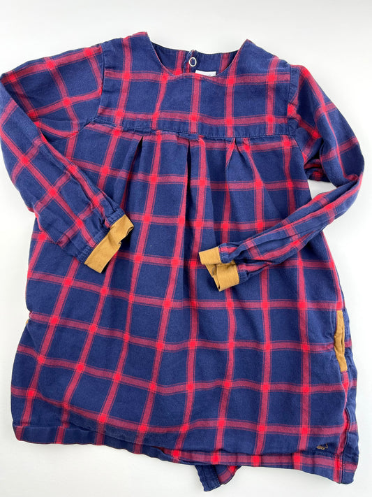 Robe à carreaux Petit Bateau 3 ans
