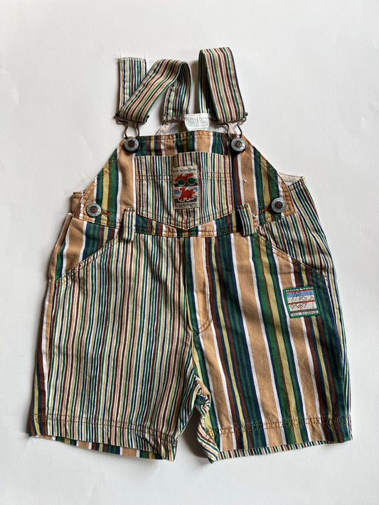 Salopette rayée vintage Z’abricot 12 mois