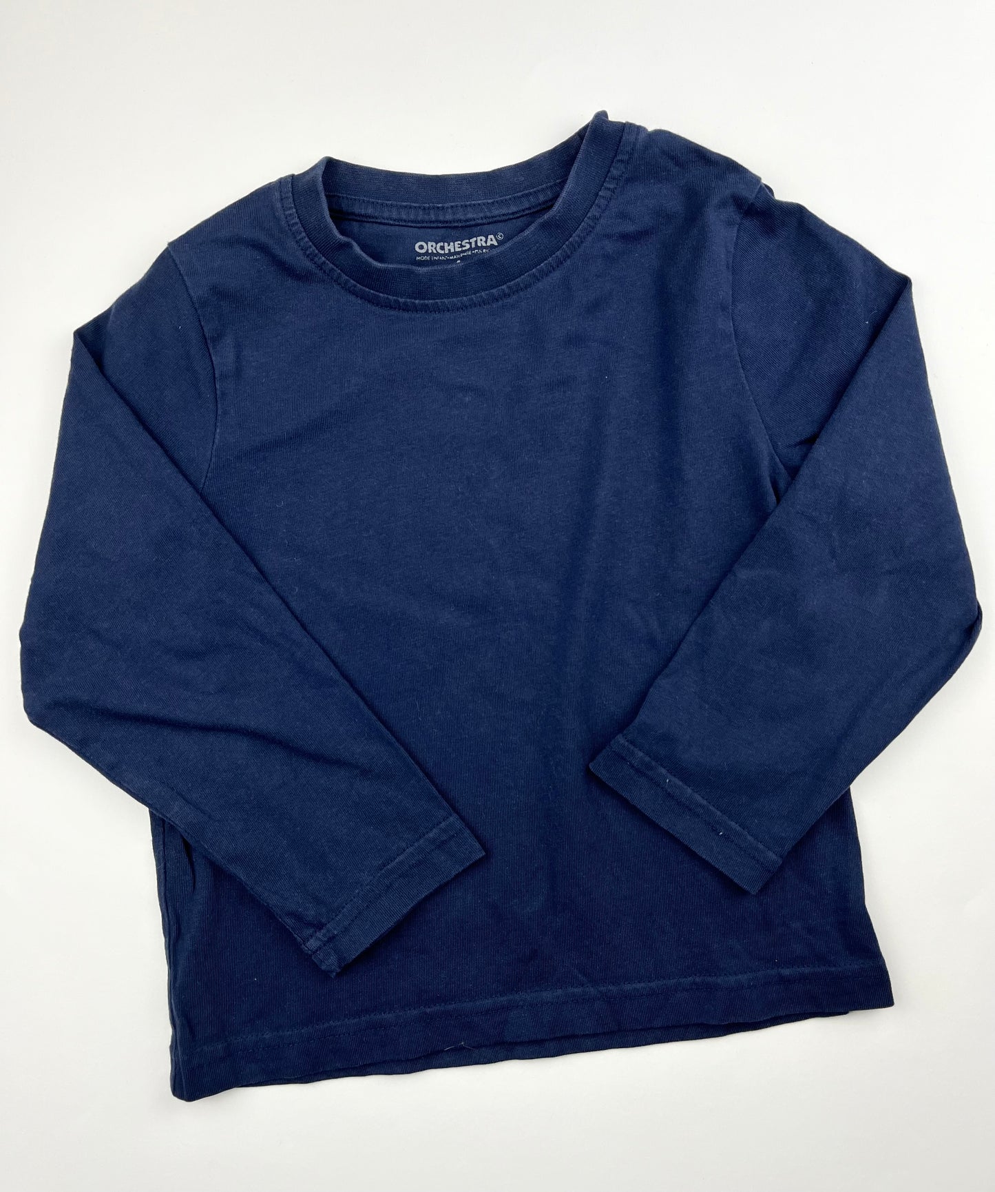 T-shirt manches longues bleu Orchestra 4 ans