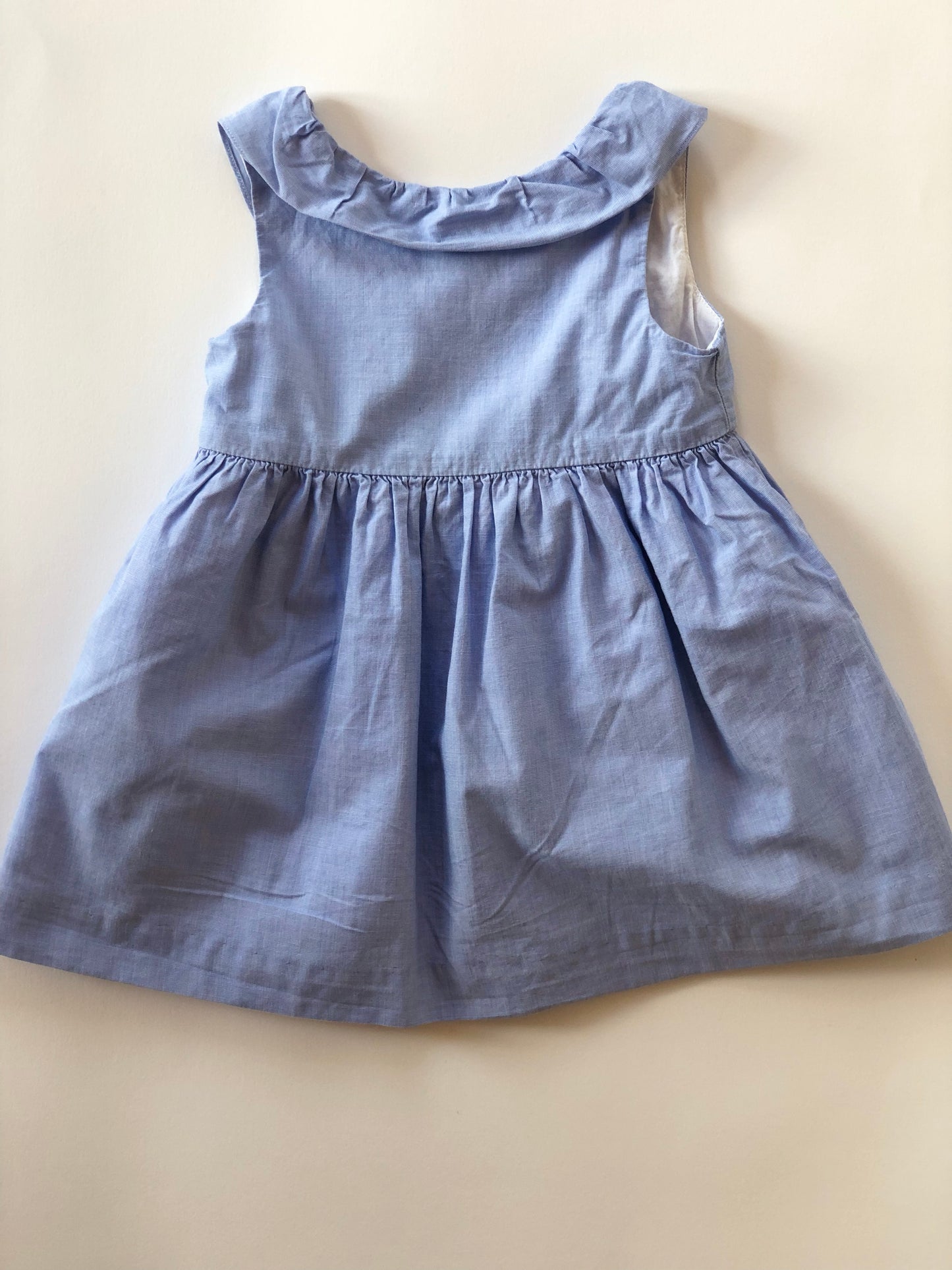 Robe sans manche bleue Jacadi 12 mois