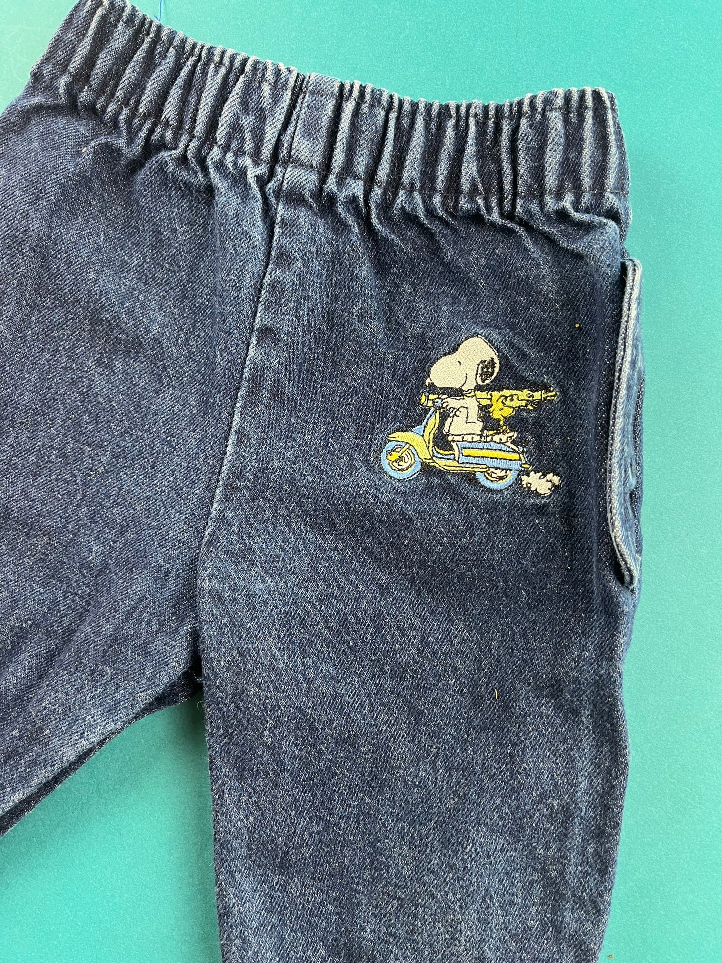 Jeans vintage Snoopy 12 mois