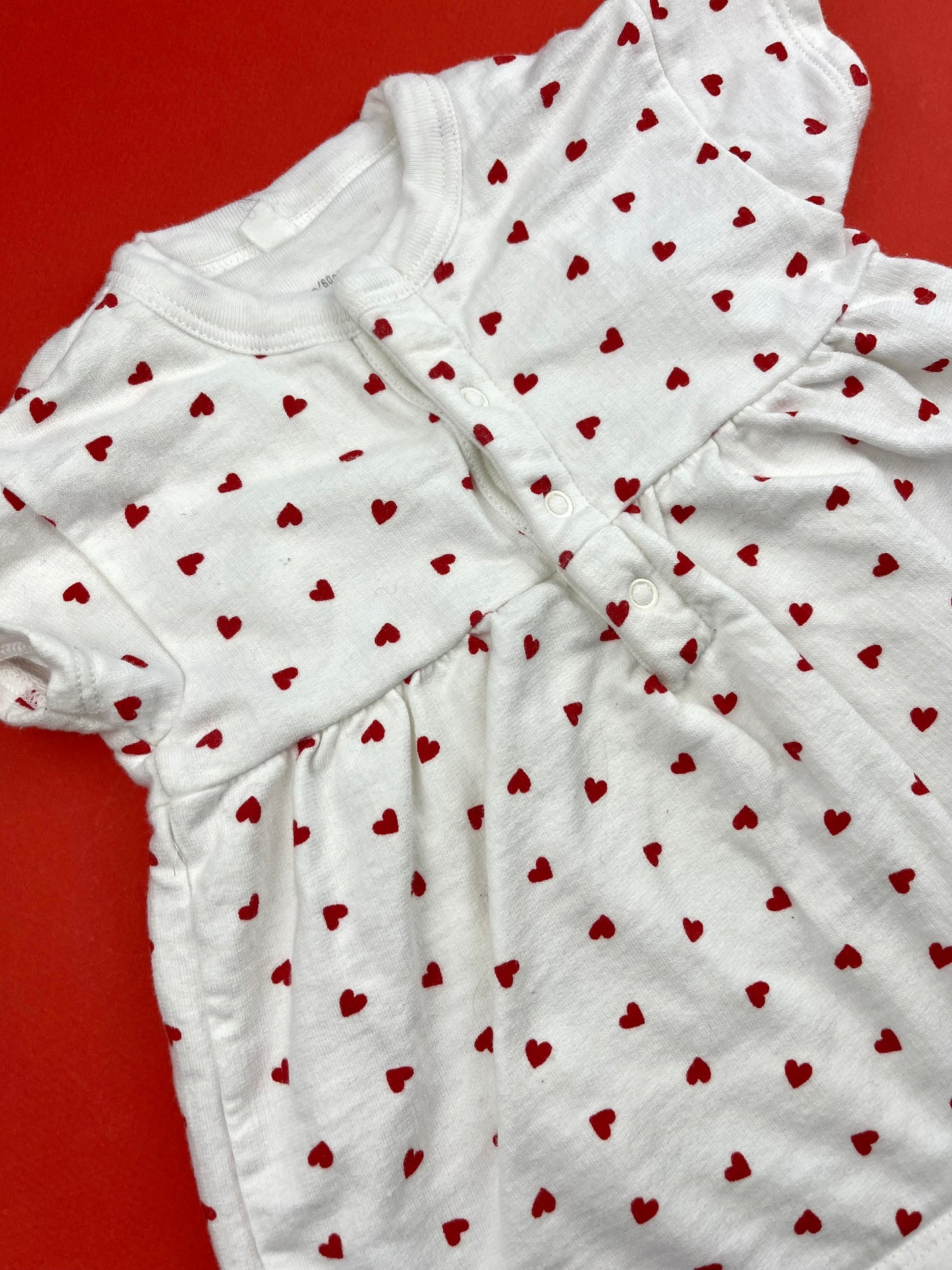 Robe motifs cœurs Petit Bateau 3 mois