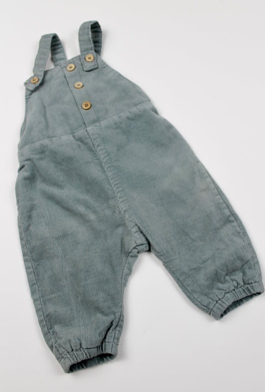 Salopette en velours côté bleue Zara 3 mois