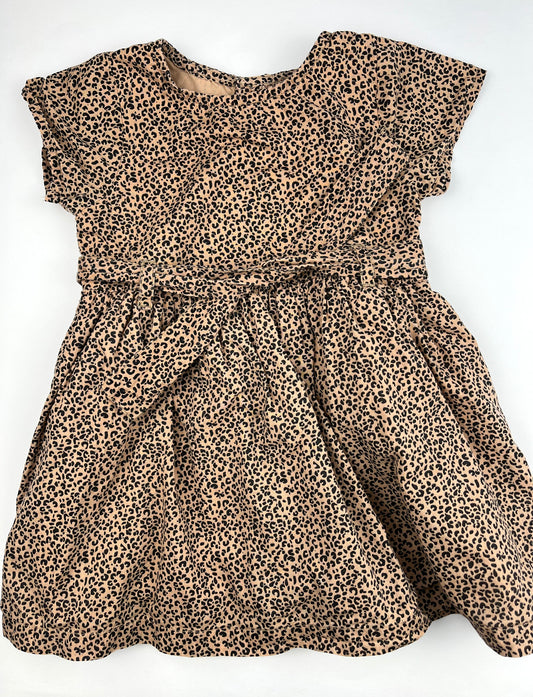 Robe léopard marron Kiabi 2 ans