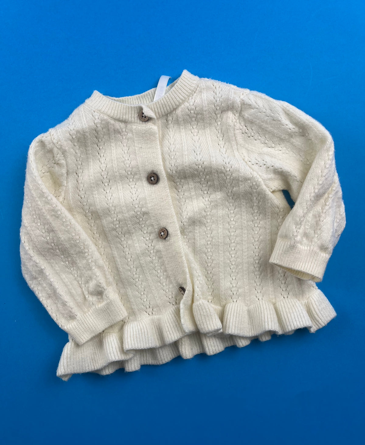 Gilet en mailles blanc Orchestra 3 mois