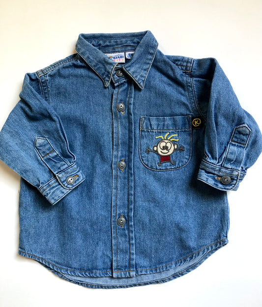 Chemise en jeans vintage Kiabi 6 mois