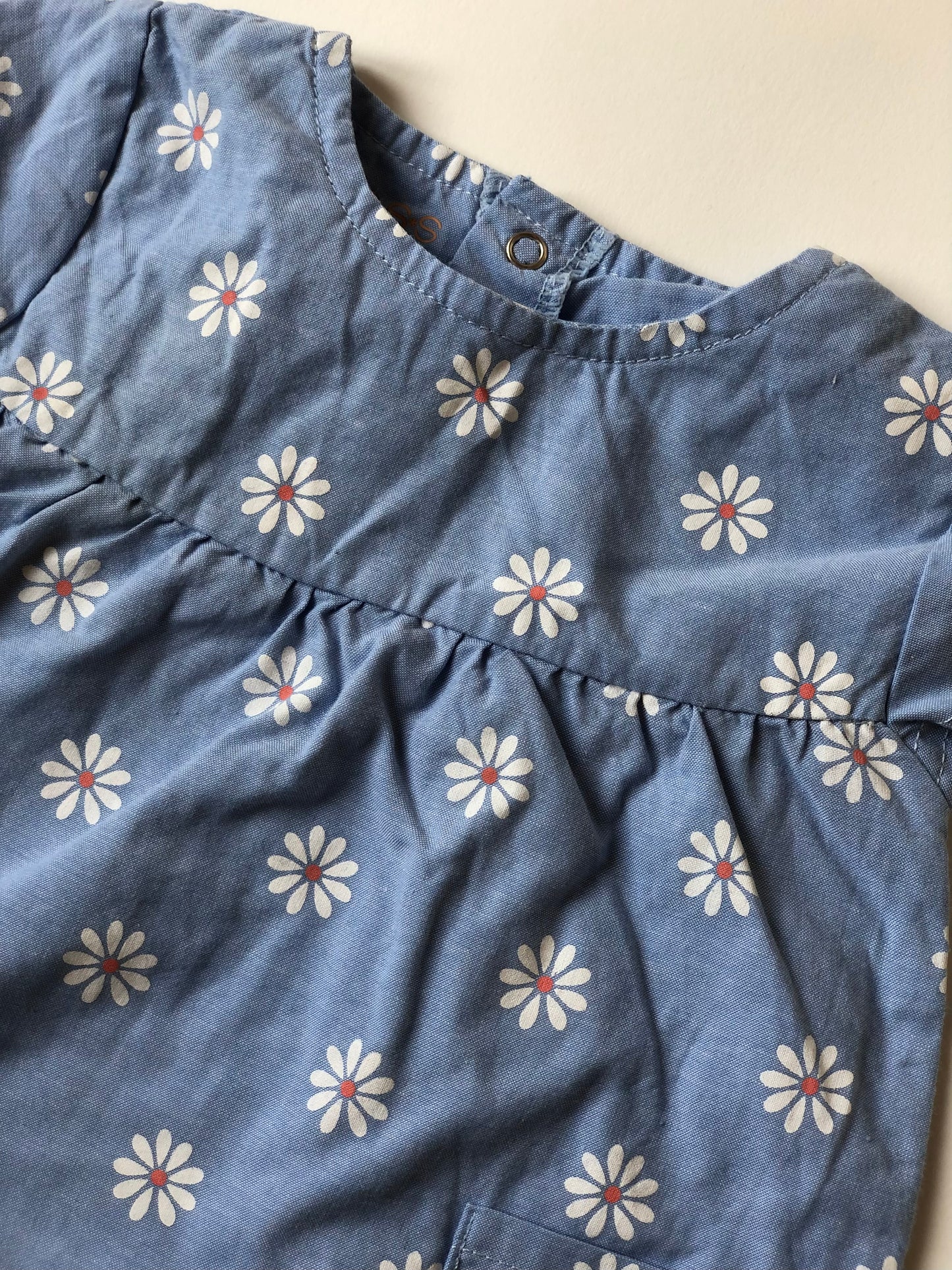 Robe bleu à fleurs Bess 3 mois