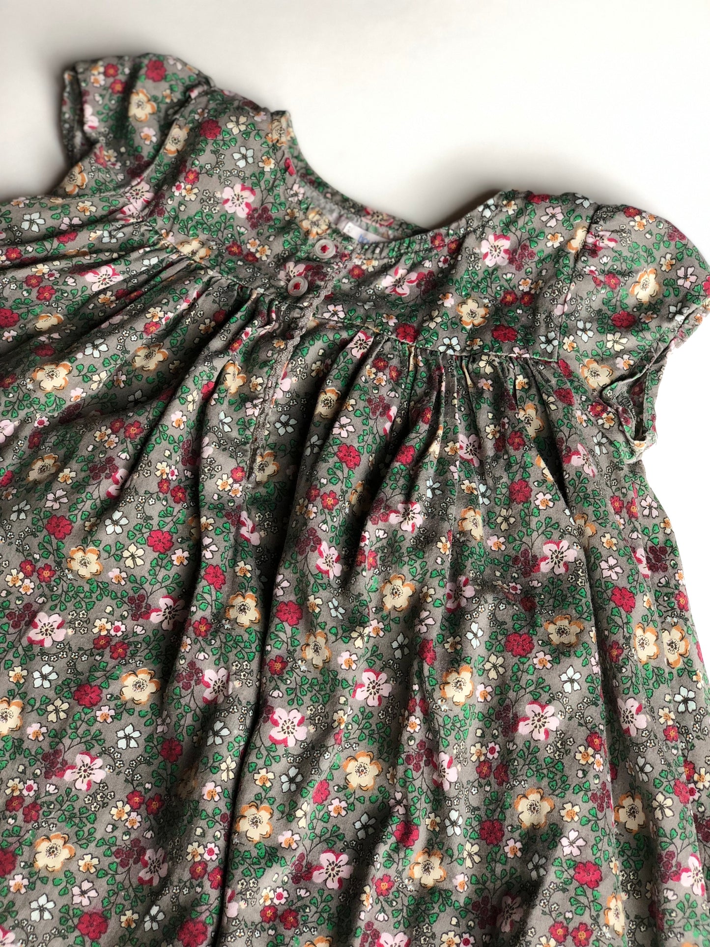 Robe à fleurs Bout’chou 2 ans