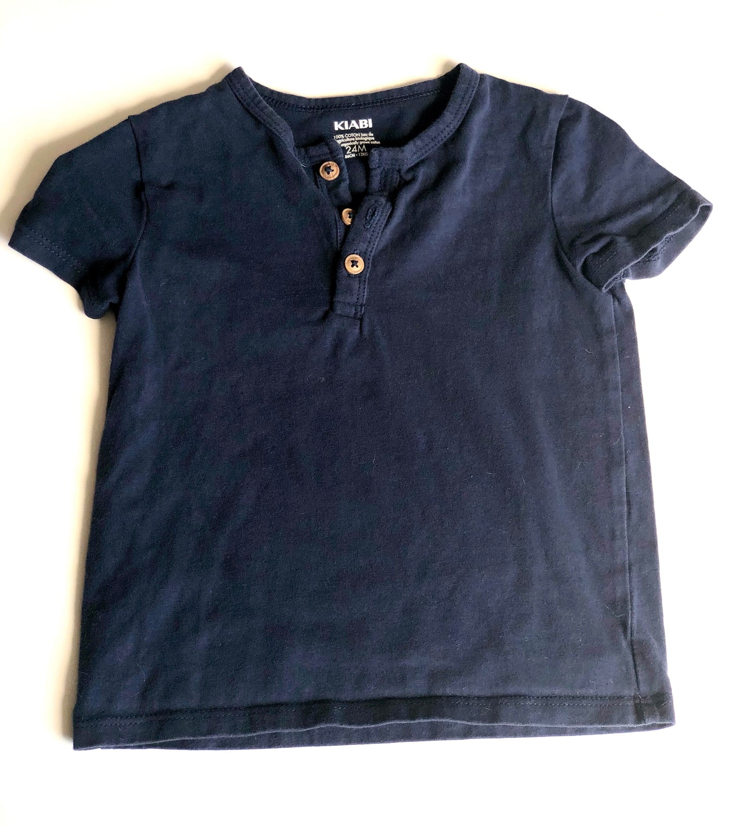 T-shirt bleu marine Kiabi 2 ans