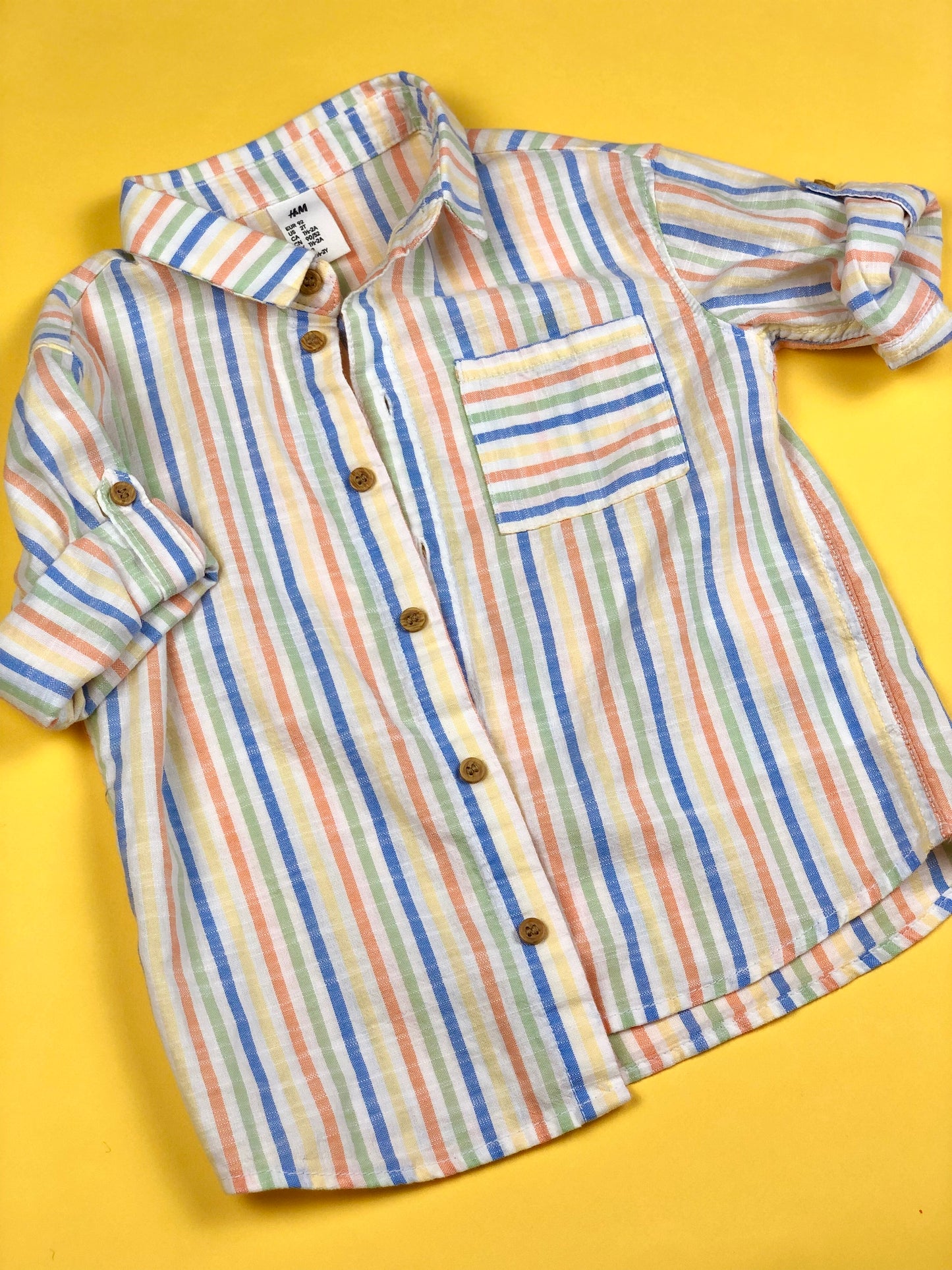Chemise rayée H&M 2 ans