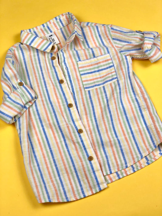 Chemise rayée H&M 2 ans