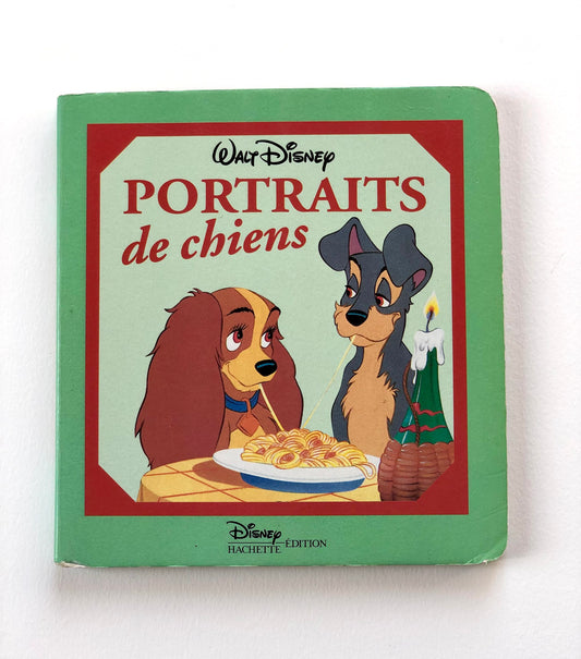 Livre « Portraits de chiens » Disney vintage