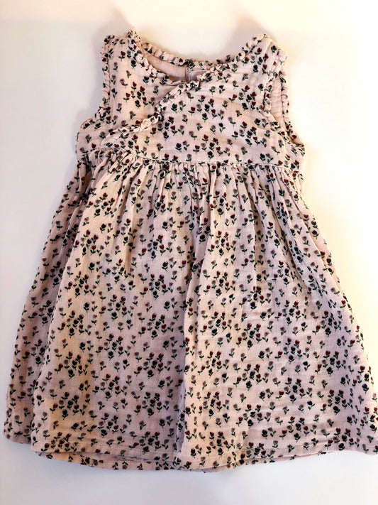 Robe rose à fleurs Bout’chou 12 mois