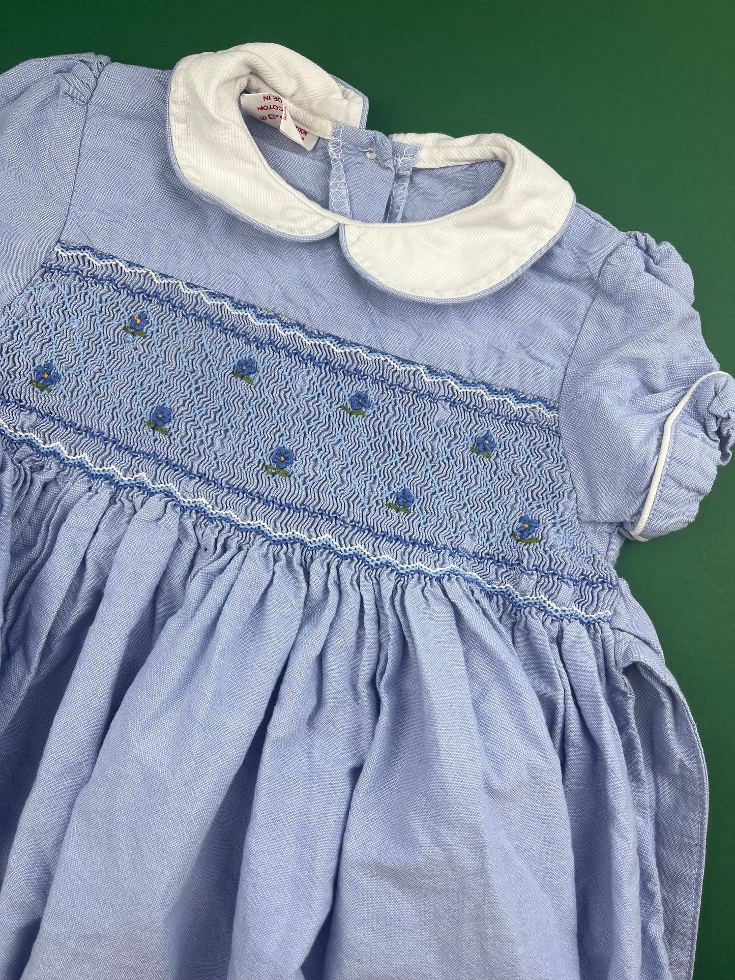 Robe bleue vintage 4 ans