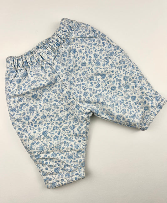 Pantalon épais à fleurs vintage In Extenso 1 mois