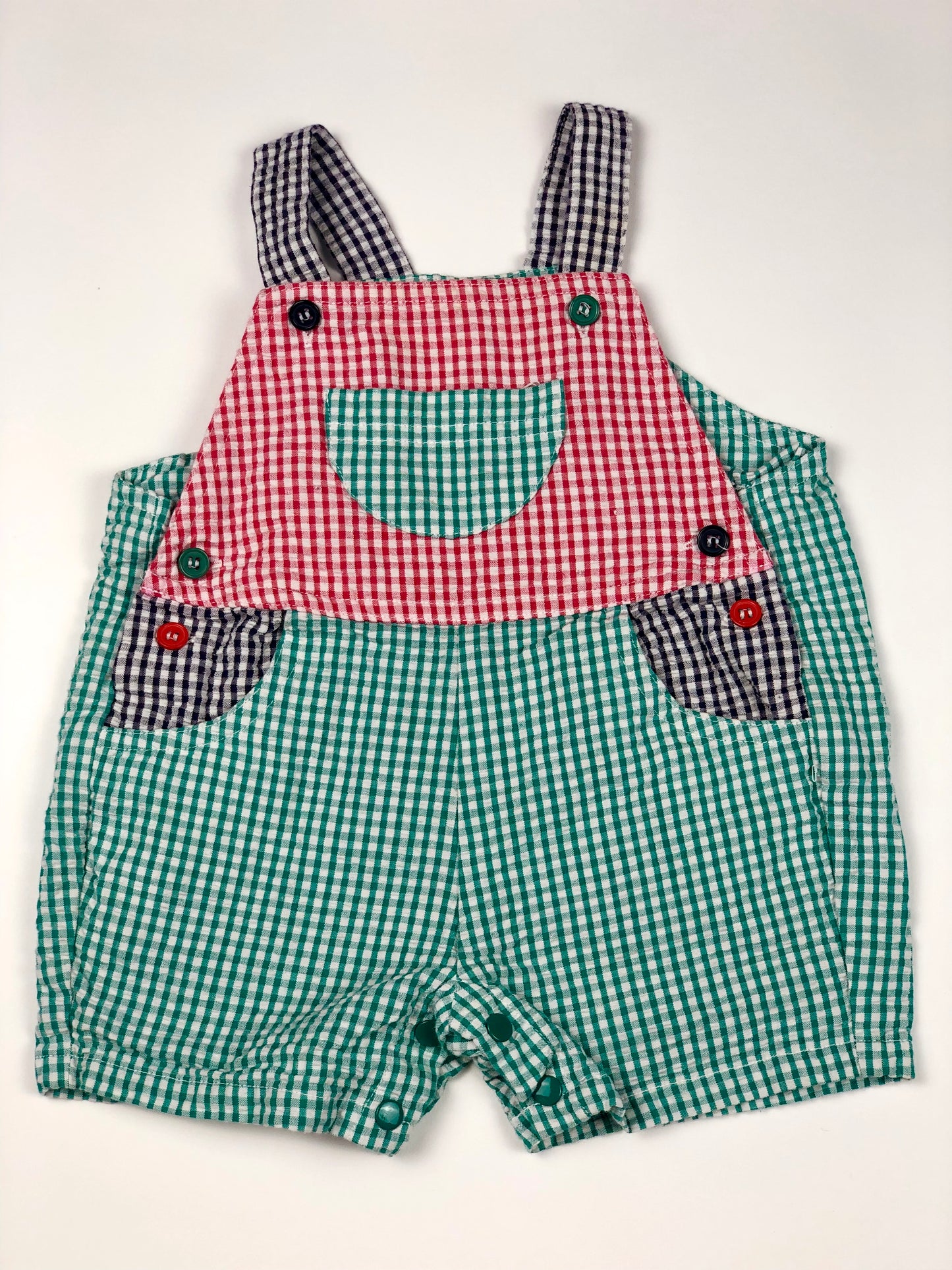 Salopette courte vintage In Extenso 3 mois