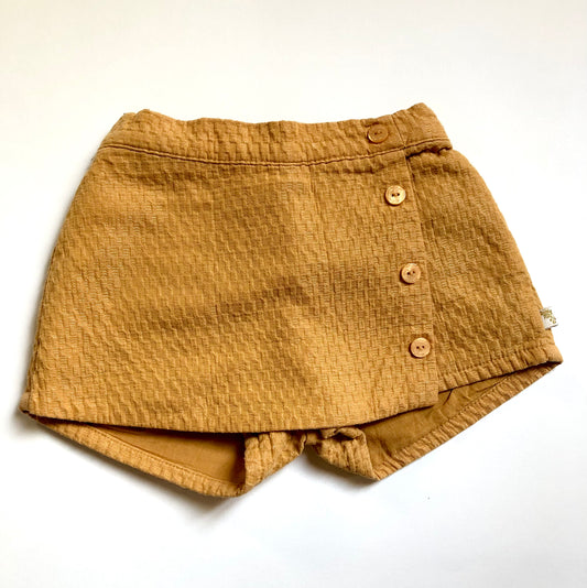 Jupe-Short moutarde Sergent Major 3 ans