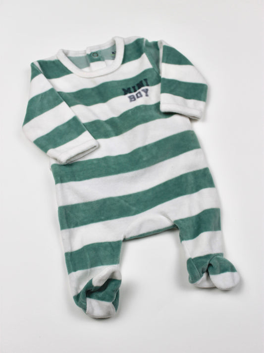 Pyjama en velours Kiabi 1 mois
