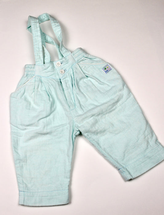 Salopette bleu ciel vintage Baby Mini 6 mois