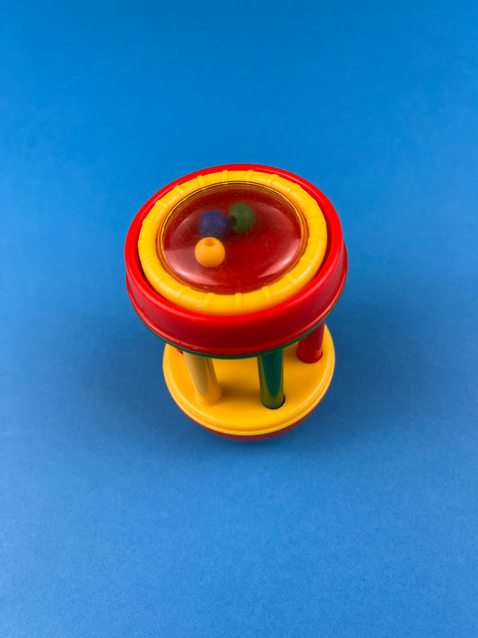 Hochet vintage colorblock