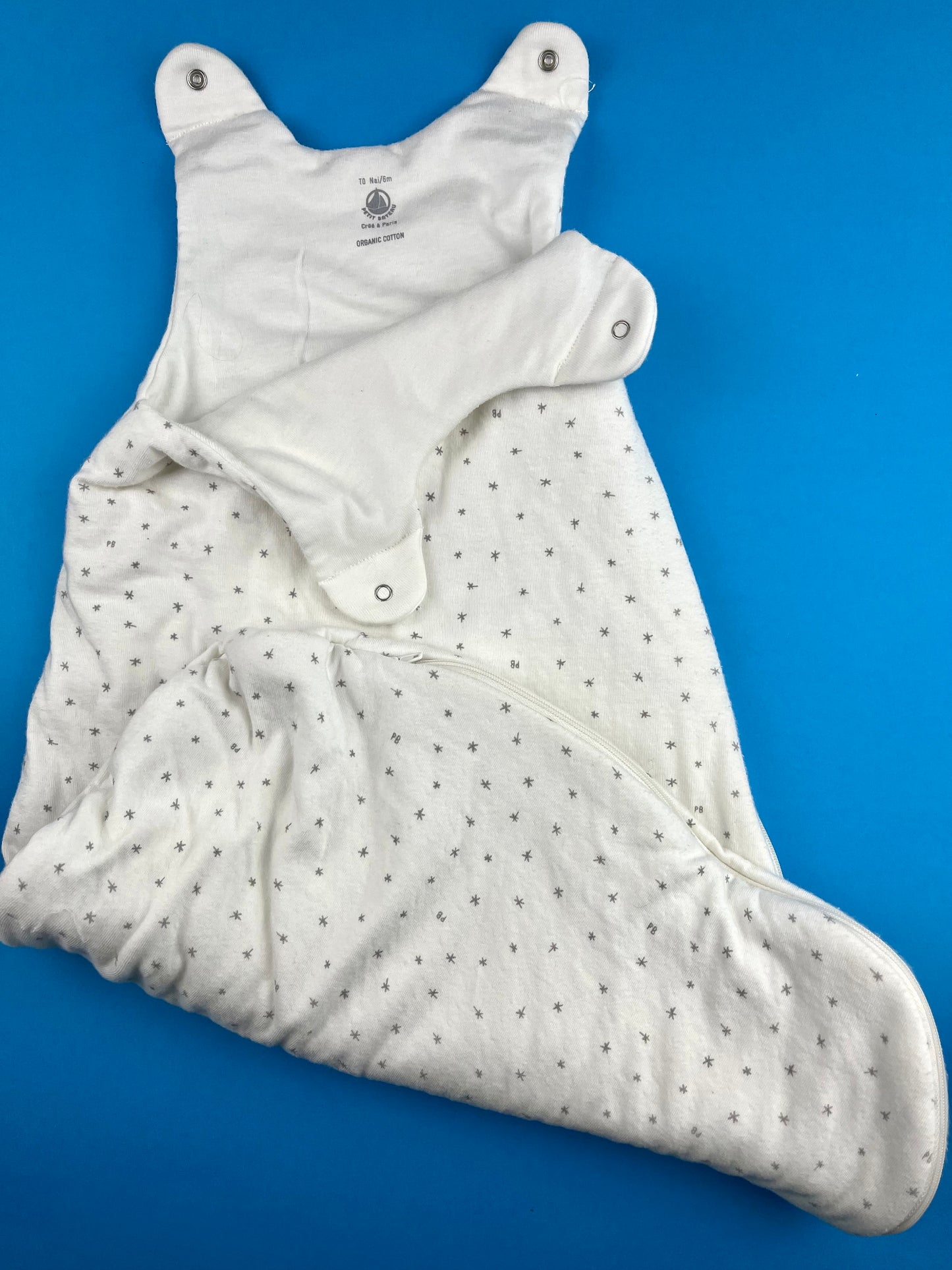 Gigoteuse blanche Petit Bateau 0/6 mois