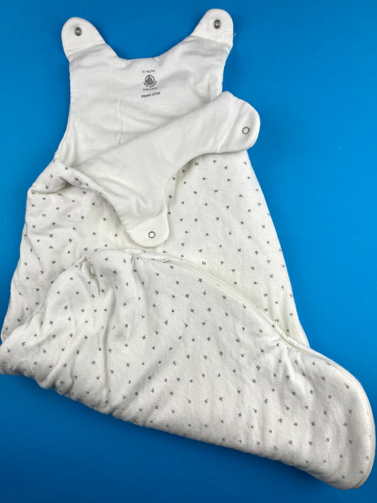 Gigoteuse blanche Petit Bateau 0/6 mois