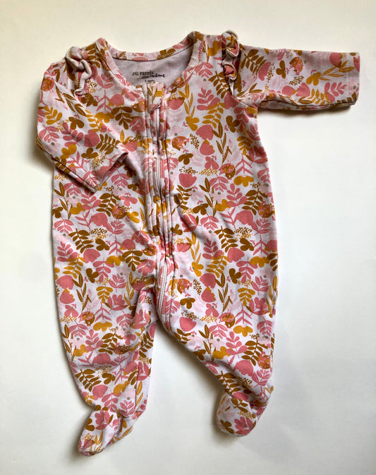 Pyjama une pièce à fleur Du Pareil Au Même 1 mois