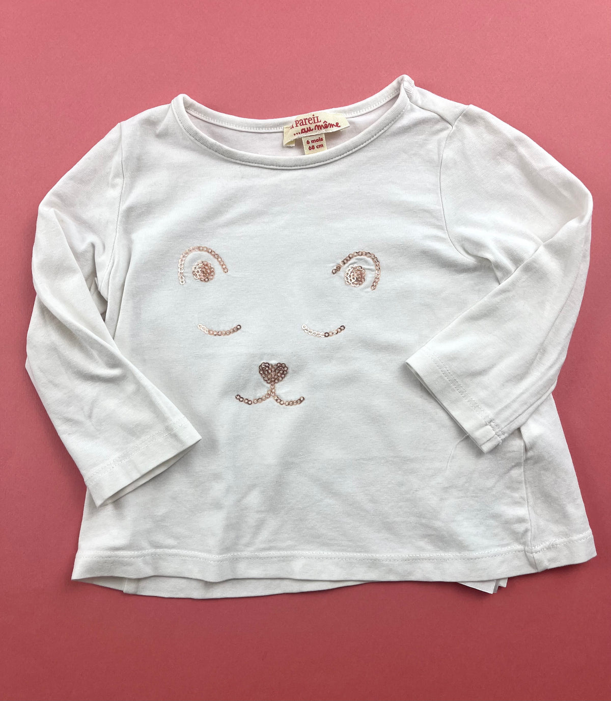 T-shirt blanc DPAM 6 mois