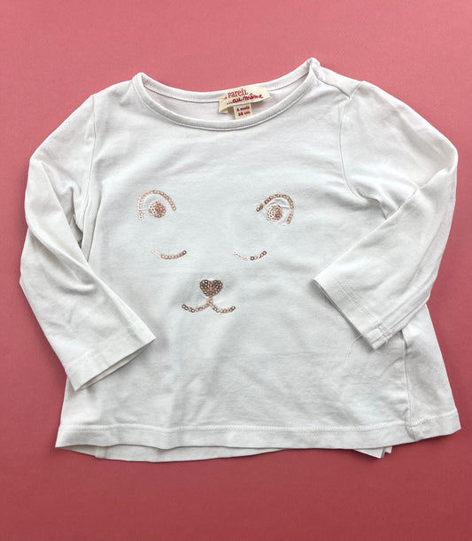 T-shirt blanc DPAM 6 mois
