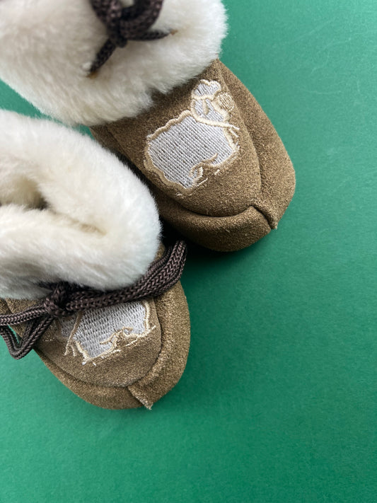 Bottines en moumoute vintage P16/17