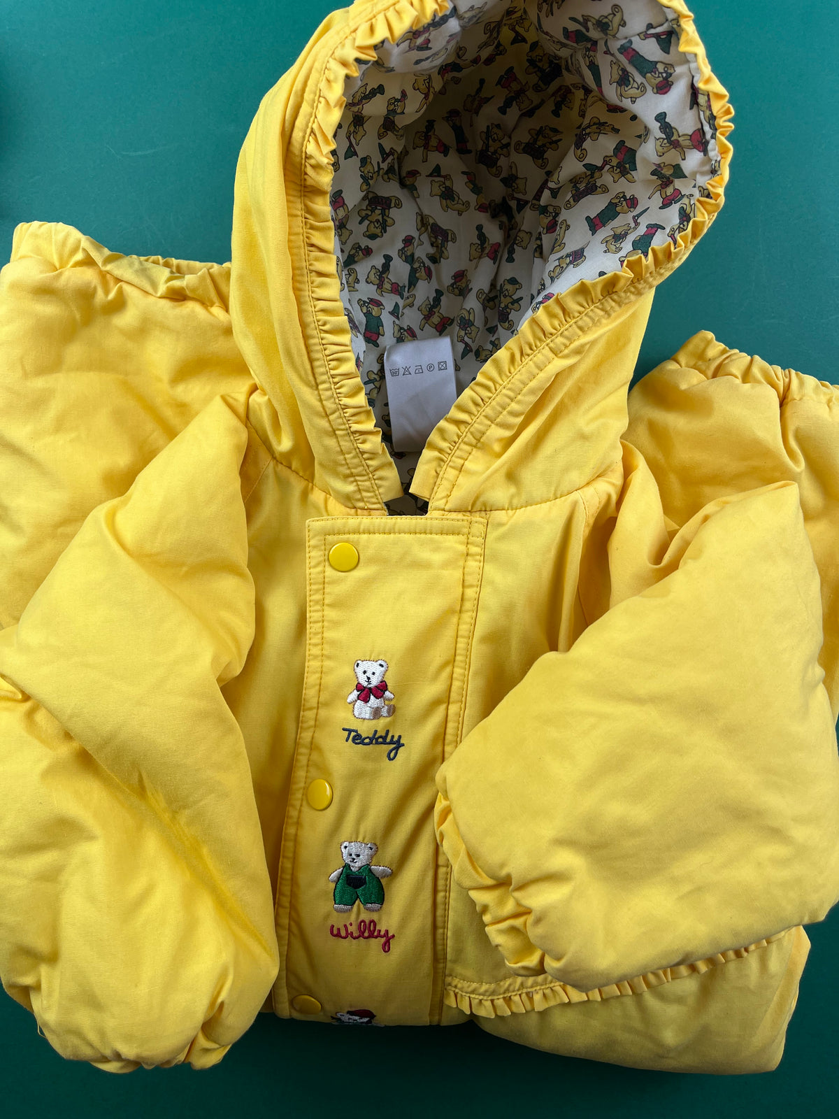 Combinaison pilote vintage jaune 18 mois