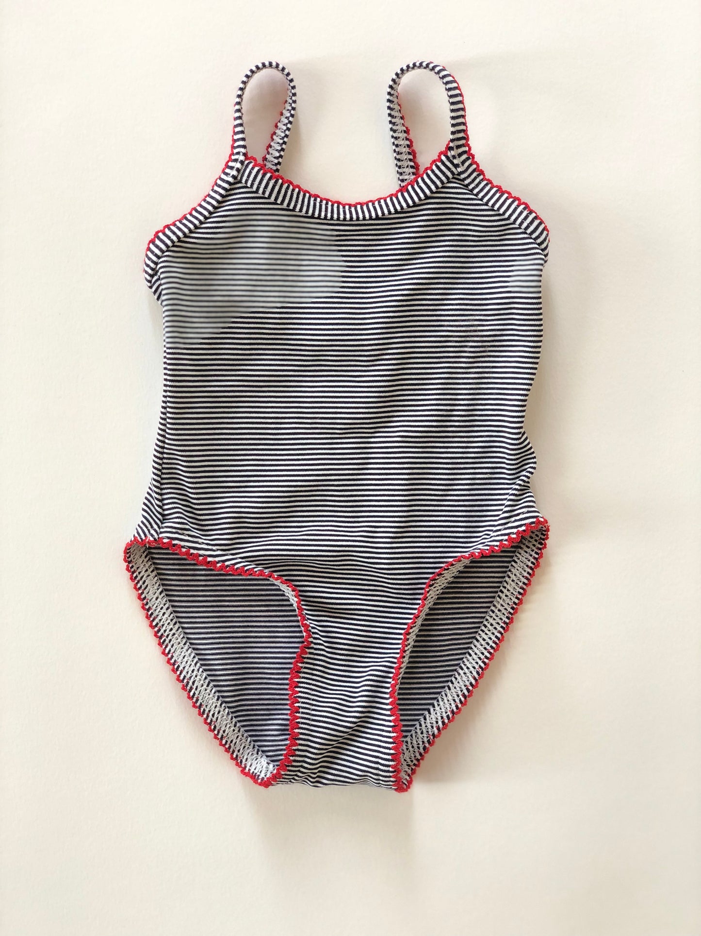 Maillot de bain 1 pièce rayé noir et blanc Petit Bateau 6 mois