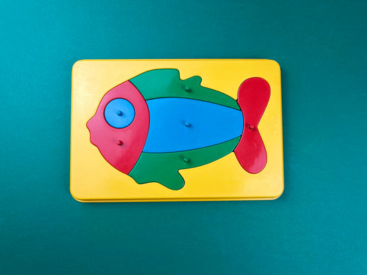 Puzzle poisson vintage Gowi