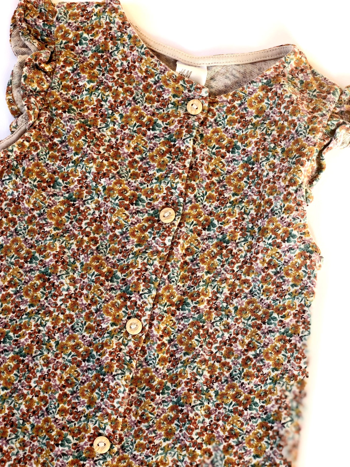 Combi-short à fleurs rose et marron  H&M 3 ans