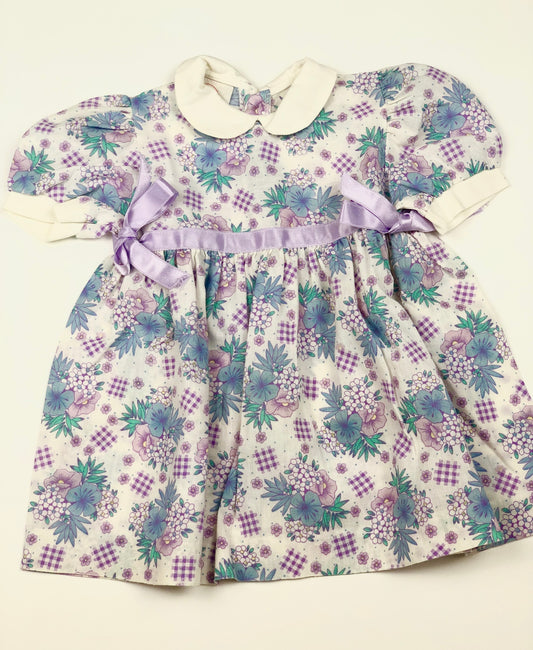 Robe à fleurs vintage Yaële 6 mois
