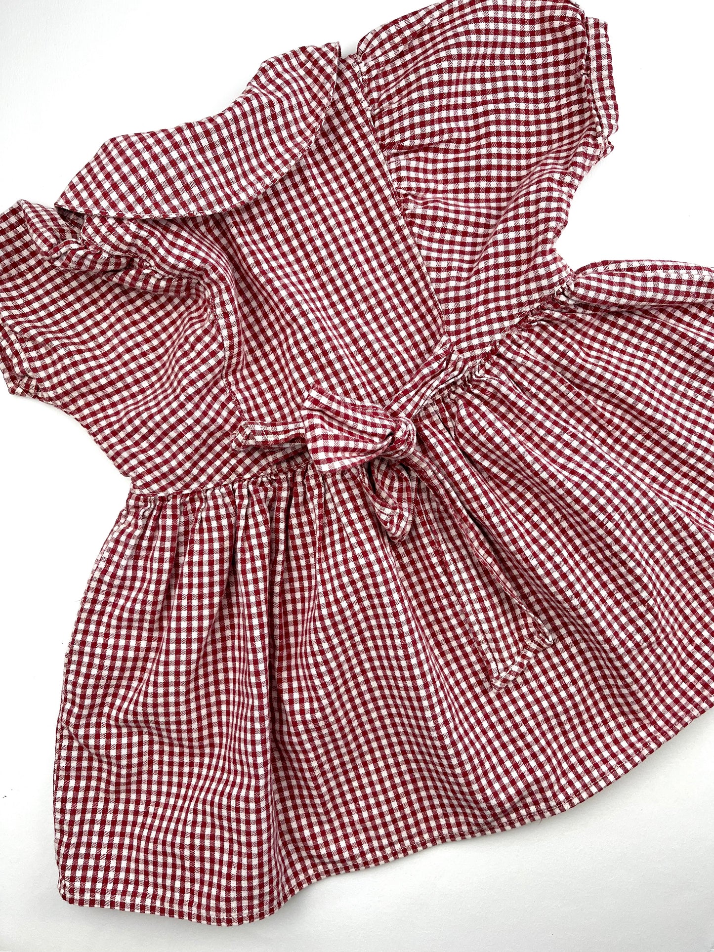 Robe vichy vintage 12 mois