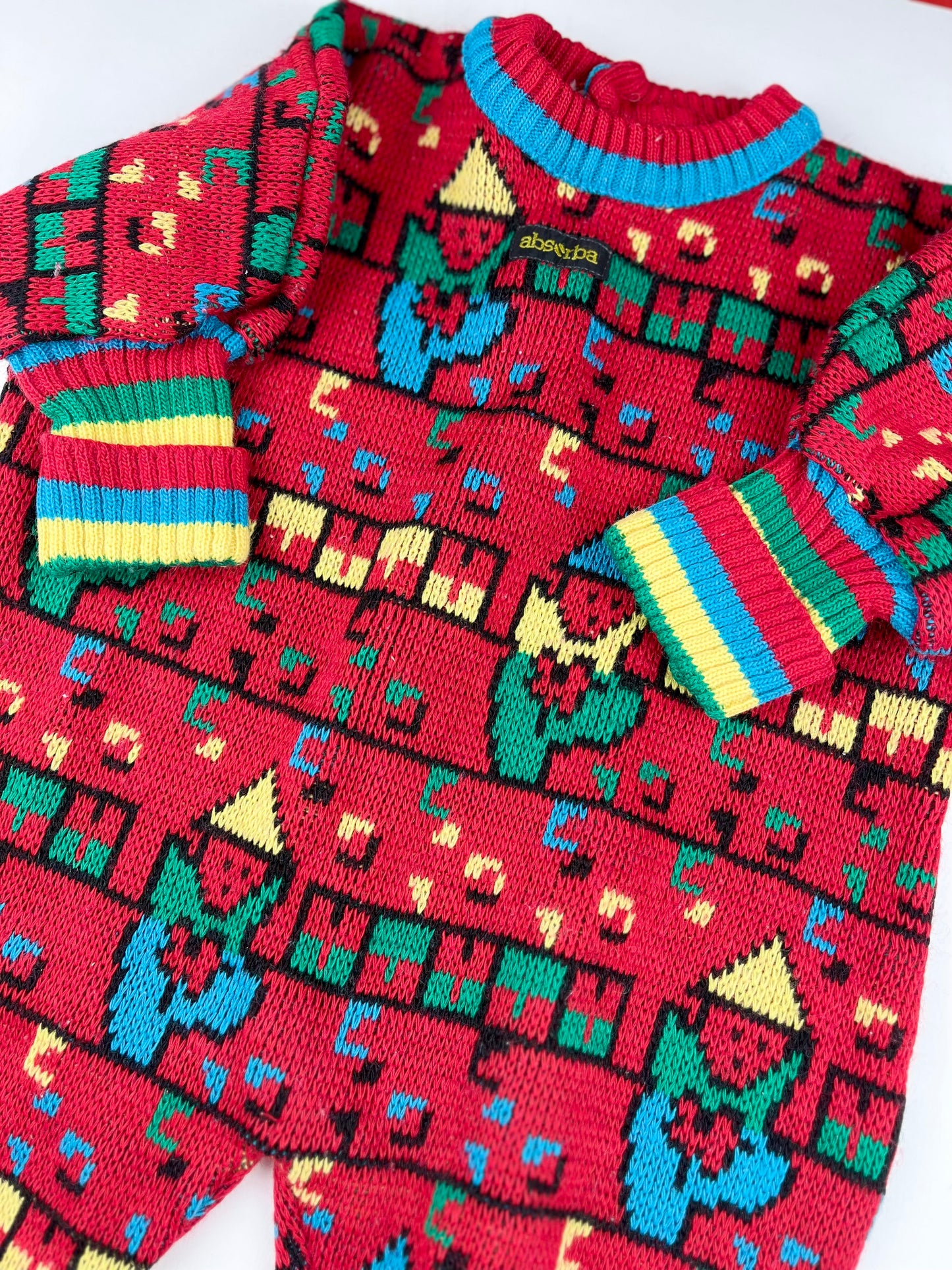 Combinaison en mailles vintage Absorba 12 mois