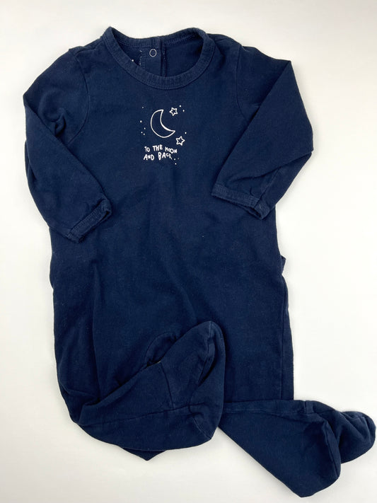 Pyjama bleu marine Vertbaudet 9 mois
