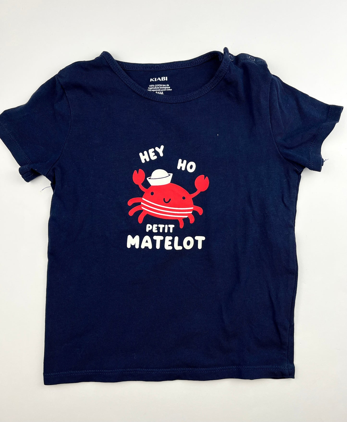 T-shirt bleu Kiabi 3 ans