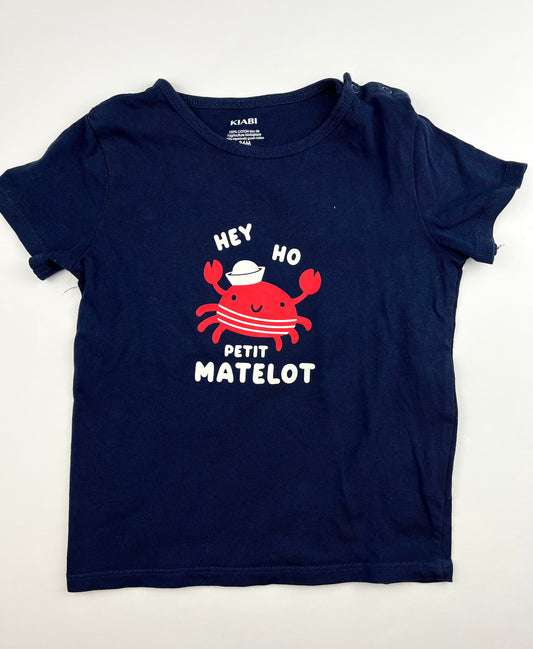 T-shirt bleu Kiabi 3 ans