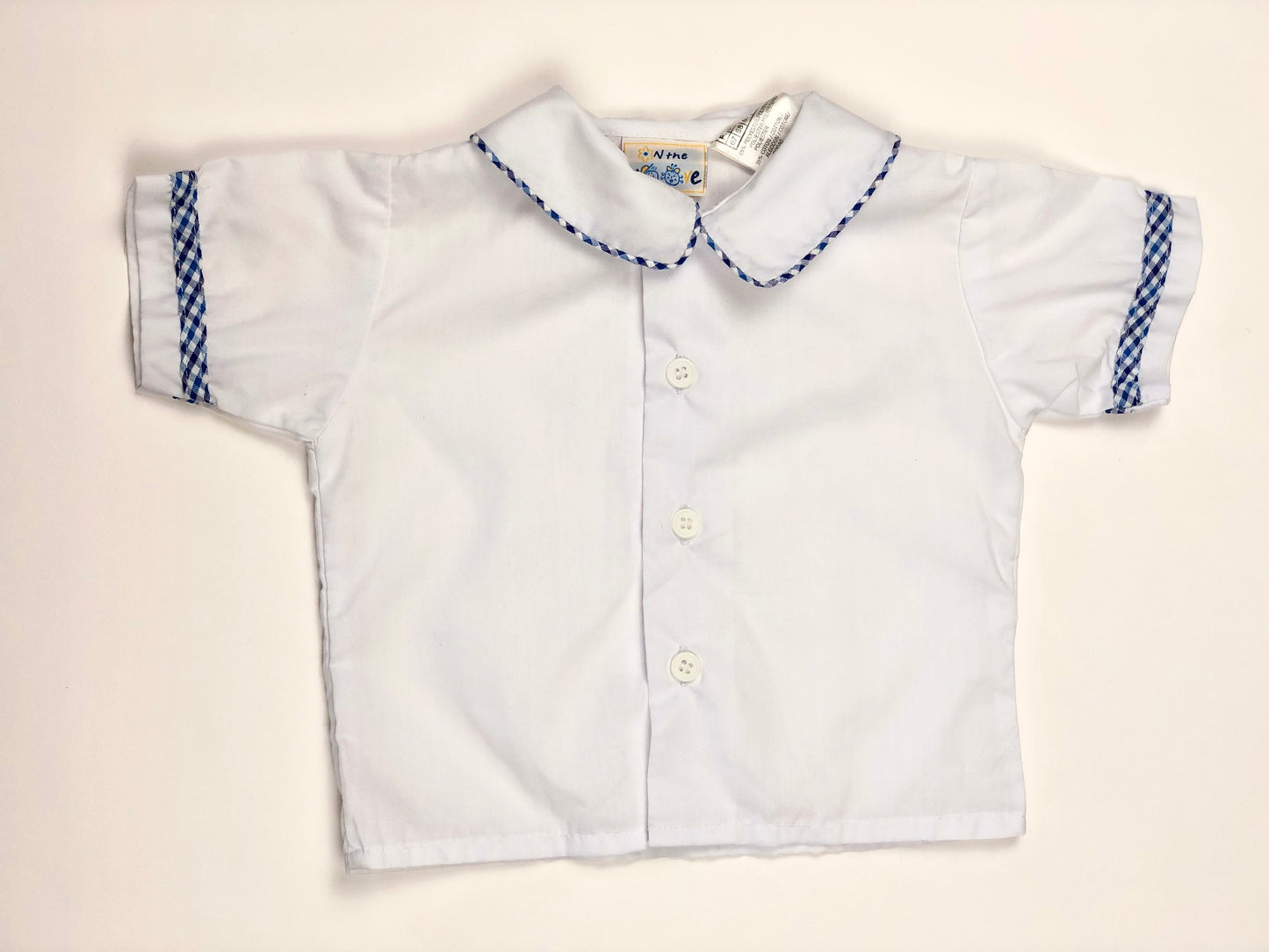Chemisier blanc vintage On The Moove 6 mois