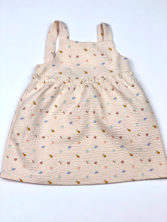 Robe à bretelles beige Kiabi 9 mois
