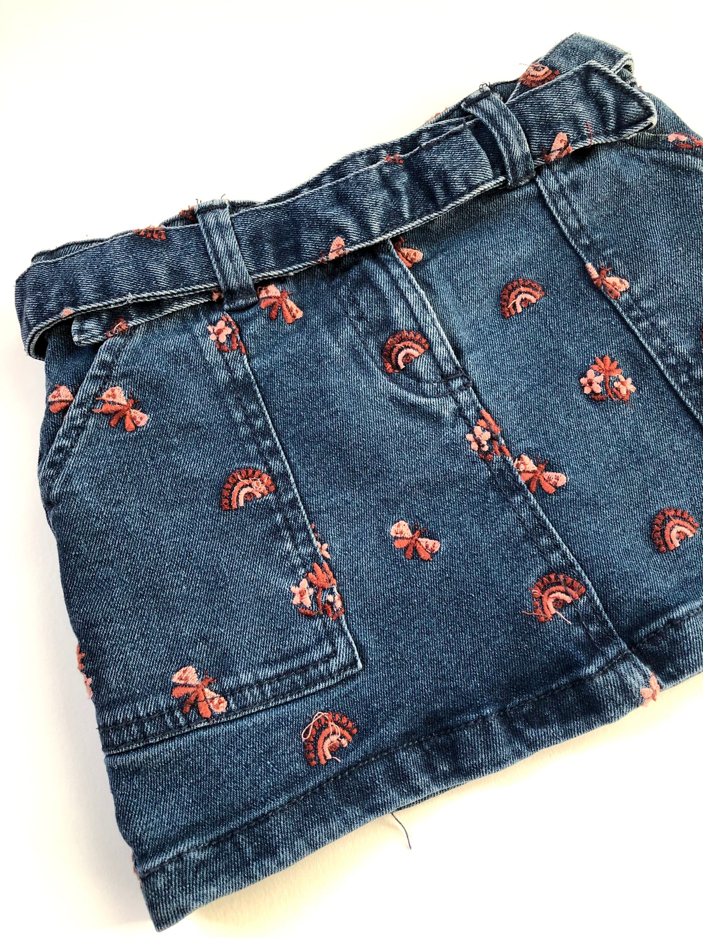 Jupe en jeans brodée Sergent Major 3 ans
