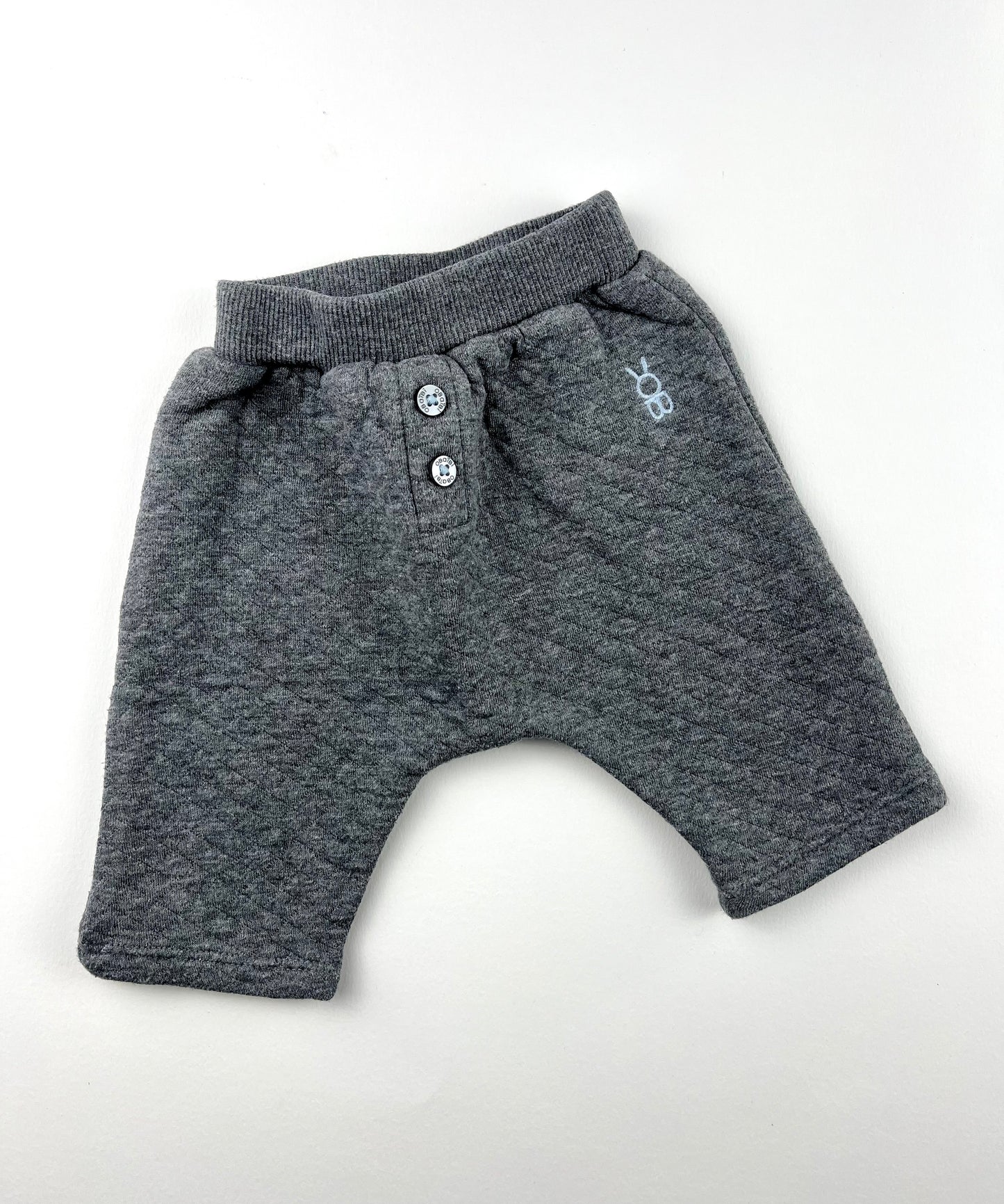 Sarouel texturé gris Obaïbi Naissance