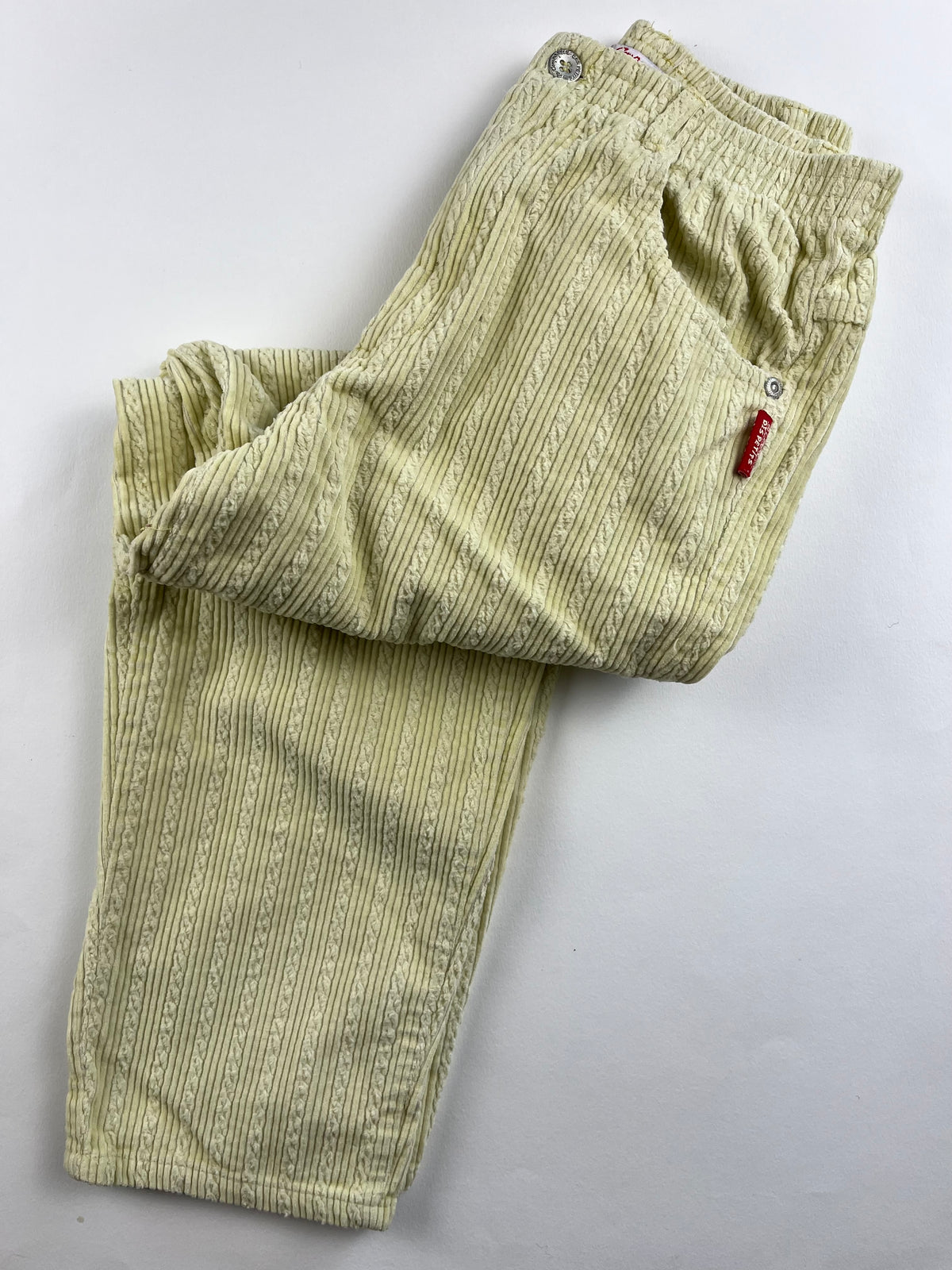 Pantalon jaune beurre vintage 8 ans