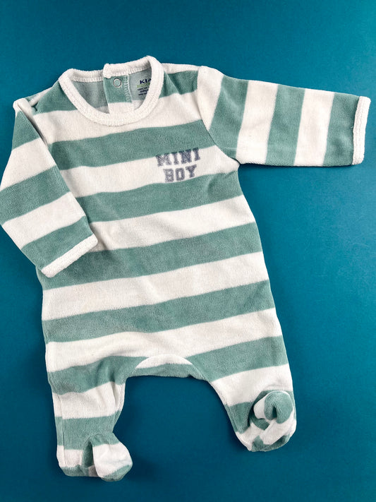 Pyjama en velours Kiabi 1 mois