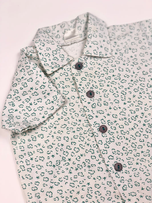 Chemise manches courtes vintage 6 mois