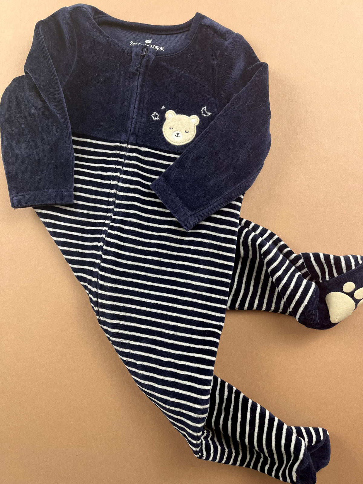 Pyjama en velours Sergent Major 9 mois